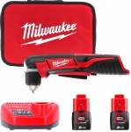 Milwaukee C12 RAD-202B aku pravo�hl� vrta�ka, 2� 2,0 Ah + ta�ka, 4933441215