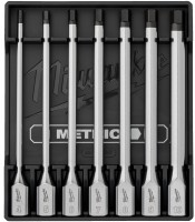 Milwaukee 4932500435 sada prodlou�en�ch hlavic s bity HEX 3/8“, 7 ks