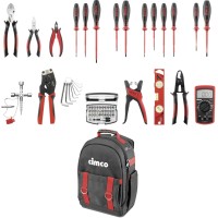 Cimco Ergo Starter Industry batoh s n��ad�m pro elektrik��e, 29-d�ln� sada, 170405