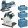 Makita DLX2244PX1 aku sada DSP600Z & DJV181Z + 2x 5,0 Ah MAKPAC