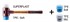 Halder 3117.060 SIMPLEX palika 60 mm/875 g (TPE-soft/superplastic)