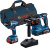 Bosch Professional Profi Set 18V (GSR 18V-45 + GBH 18V-22 + 24,0 Ah + GAL) 0615A50038