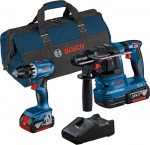 Bosch Professional Profi Set 18V (GSR 18V-45 + GBH 18V-22 + 24,0 Ah + GAL) 0615A50038