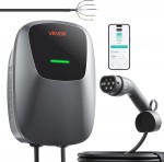 VEVOR nab�jec� stanice Wallbox 11 kW, 400 V, 16 A, Typ 2, Wi-Fi, 5 m kabel, IP65
