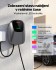 VEVOR nab�jec� stanice Wallbox 11 kW, 400 V, 16 A, Typ 2, Wi-Fi, 5 m kabel, IP65
