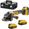 DeWALT DCG405P3 bezuhlkov aku hlov bruska 125 mm 18V + 3x 5,0 Ah + TSTAK-Box