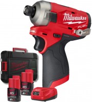 Milwaukee M12 FQID-202X SURGE aku hydraulick� r�zov� utahov�k 1/4” HEX, 2x 2,0 Ah, + kufr 4933464973