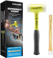 Halder SUPERCRAFT-Plusbox 3377S002 sada bezodrazov� pali�ky Ø 50 mm a zednick�ho sek��e RENNSTEIG 250 mm, 2-d�ln�