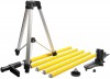 Huepar LP36 teleskopick ty pro lasery s drkem a stativem, 3.7 m