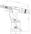 Gesipa GBM 95 ntovac pneumaticko-hydraulick pistole s trnem M 8, 1457505